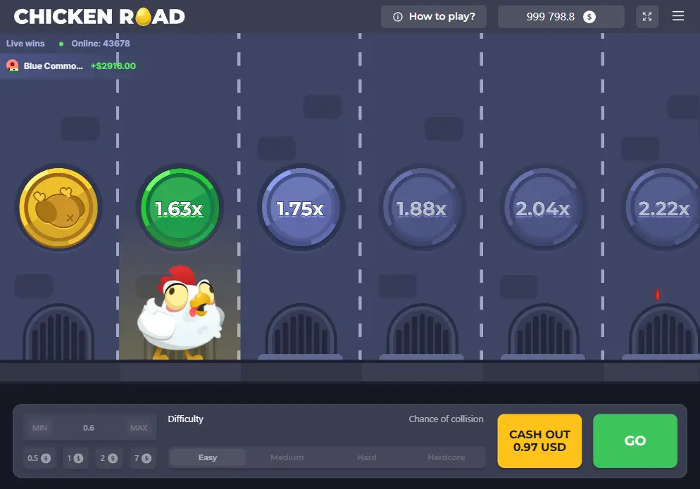 gameplay chicken road